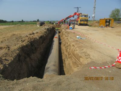 Samsun 7th District Directorate for State Hydraulic Works, Distribution 19 Mayis Dam Line Construction Work